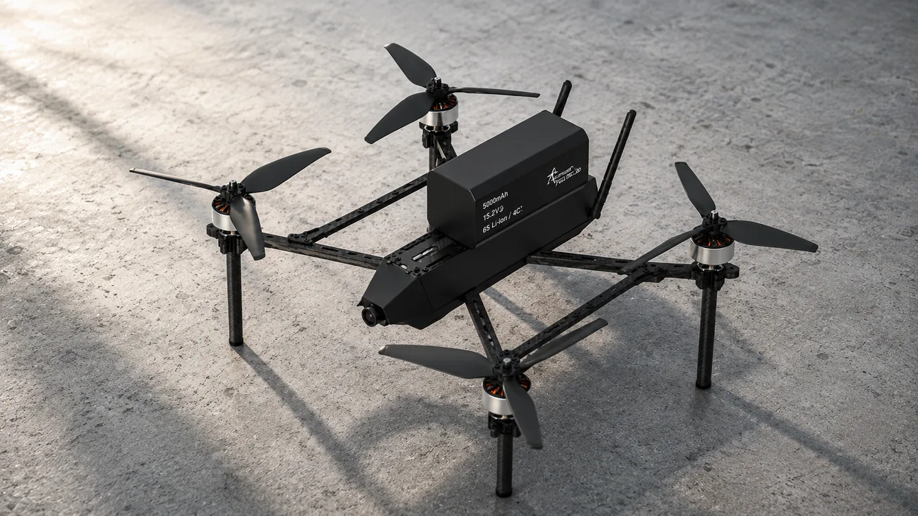 VIPER 10-inch UAV on the ground